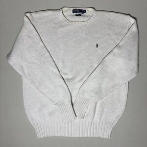 Mens Sweater Polo Ralph Lauren Vintage Size XXL 100% Cotton Warm Winter Classic